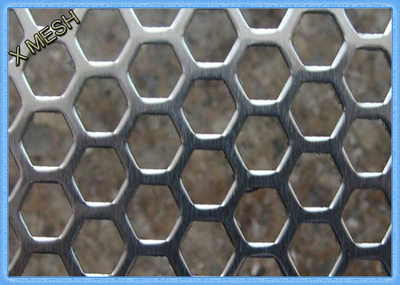 Anodizado Hexagonal Aluminio Perforado Hoja / Pantalla de 1.5mm de Espesor
