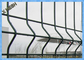 los paneles de protección curvados 3D de la cerca de la malla de alambre de acero revestida del PVC para la alta seguridad
